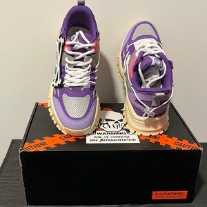 🔥💜👟💜🔥 Brand X Purple and Grey Acrosian Men's Sneakers - Size 9